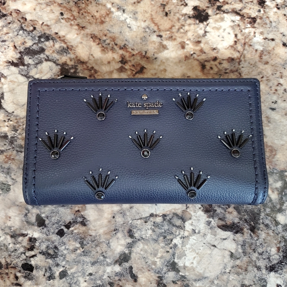 Kate Spade ♠️ Braylon Wallet in Blazer Blue
